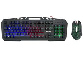 EVEREST KMX-99 GAMING USB KABLOLU Q KLAVYE MOUSE SET SIYAH