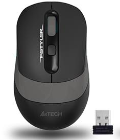 A4 TECH FG10 KABLOSUZ OPTIK MOUSE SIYAH/GRI