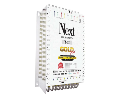 NEXT NEXTSTAR 10/64 SONLU KASKATLI MULTISWITCH HYBRIT (ADAPTÖR DA