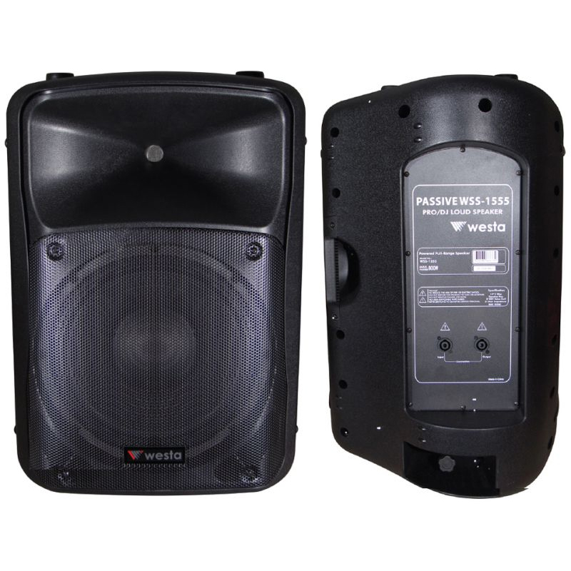 WESTA WSS-1555 15'' 38 CM 800 WATT PLASTİK KABİN PASİF HOPARLÖR