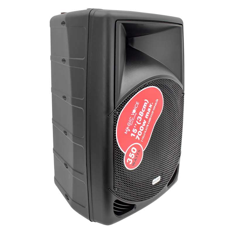 MAGICVOICE MV-3415 38 CM 700 W 15'' PLASTİK KABİN PASİF HOPARLÖR (KÖPÜKSÜZ GÖNDERİLMESİN)