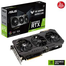 ASUS RTX3060-TI 8GB GDDR6X 256BIT 3xDP/2xHDMI (TUF-RTX3060TI-O8GD6X-GAMING)