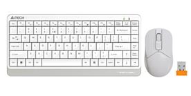 A4 TECH FG1112 KABLOSUZ Q MULTIMEDIA MINI KLAVYE + MOUSE SET BEYAZ