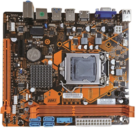 SECLIFE H61FHL 1155P DDR3 LAN HDMI/VGA USB2.0 mATX