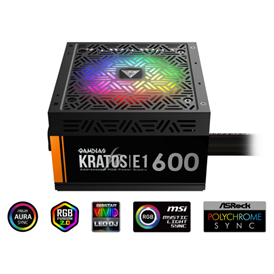 GAMDIAS KRATOS 600W 12CM RGB FAN GUC KAYNAGI (E1-600)