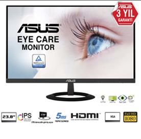 ASUS 23.8  VZ249HE 1920x1080 5MS 75Hz IPS HDMI/VGA SIYAH