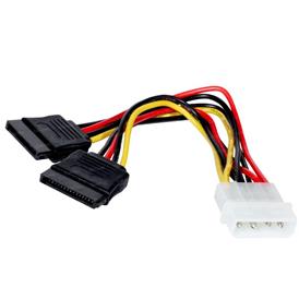 DARK 4 PIN MOLEX - 2x15 PIN SATA DONUSTURUCU KABLO (DK-CB-P102)