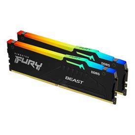 64 GB (2x32GB) DDR5 5600 MHz FURY BEAST CL40 (KF556C40BBAK2-64)